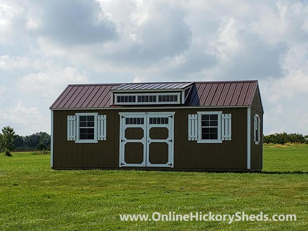 Hickory Sheds Dormer Utility Shed with Shutters