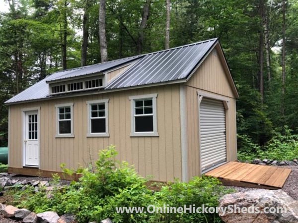 Hickory Sheds Utility Garage Dormer