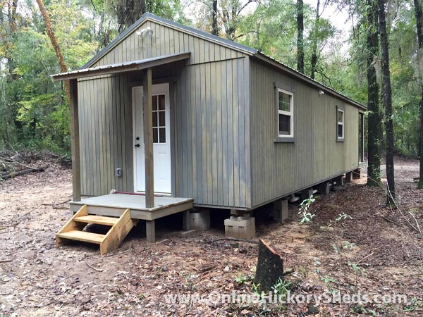 Hickory Sheds Utility Tiny Room with Front Entrance Porch