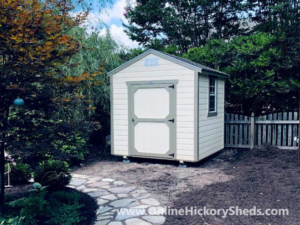 Hickory Sheds Utility Shed Single Barn Door