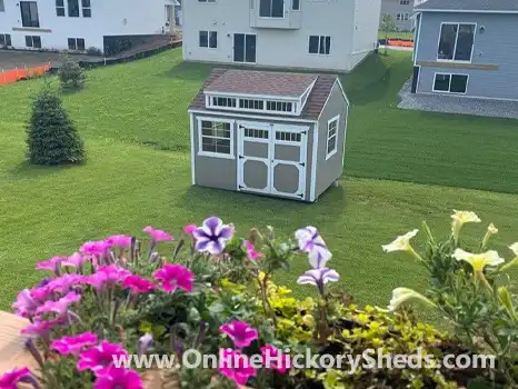 hickory-sheds-utility-dormer-sm-4 Small Utility Shed with a Dormer