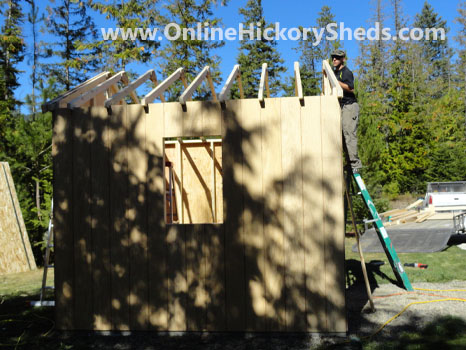 Utility Shed Built On-Site